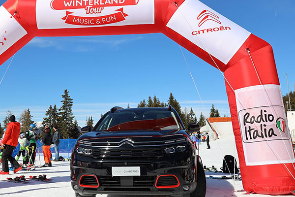 Citroën Winterland Tour – welcome area