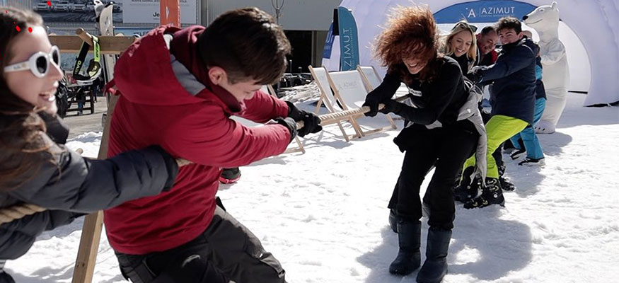 Citroën Winterland Tour – tiro alla fune