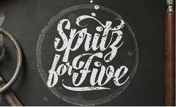 logo applicato spritz for five