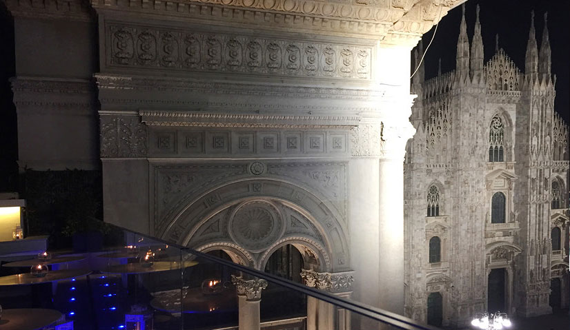 Il panorama su Piazza Duomo